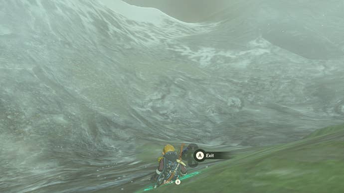 Link emerges from within the ground in The Legend Of Zelda: Tears Of The Kindgom