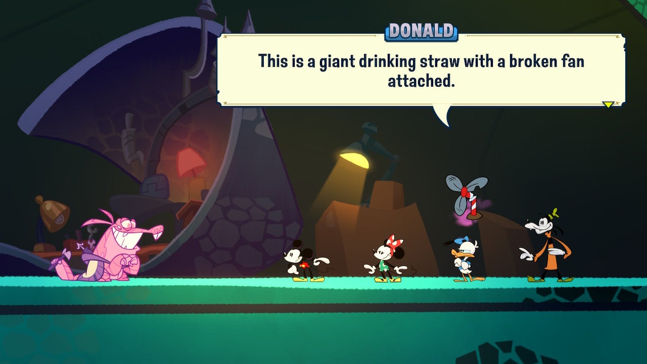 Donald gets a broken fan ability