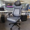 thunderx3 core gaming chair, showing the chair in full including a neck pillow