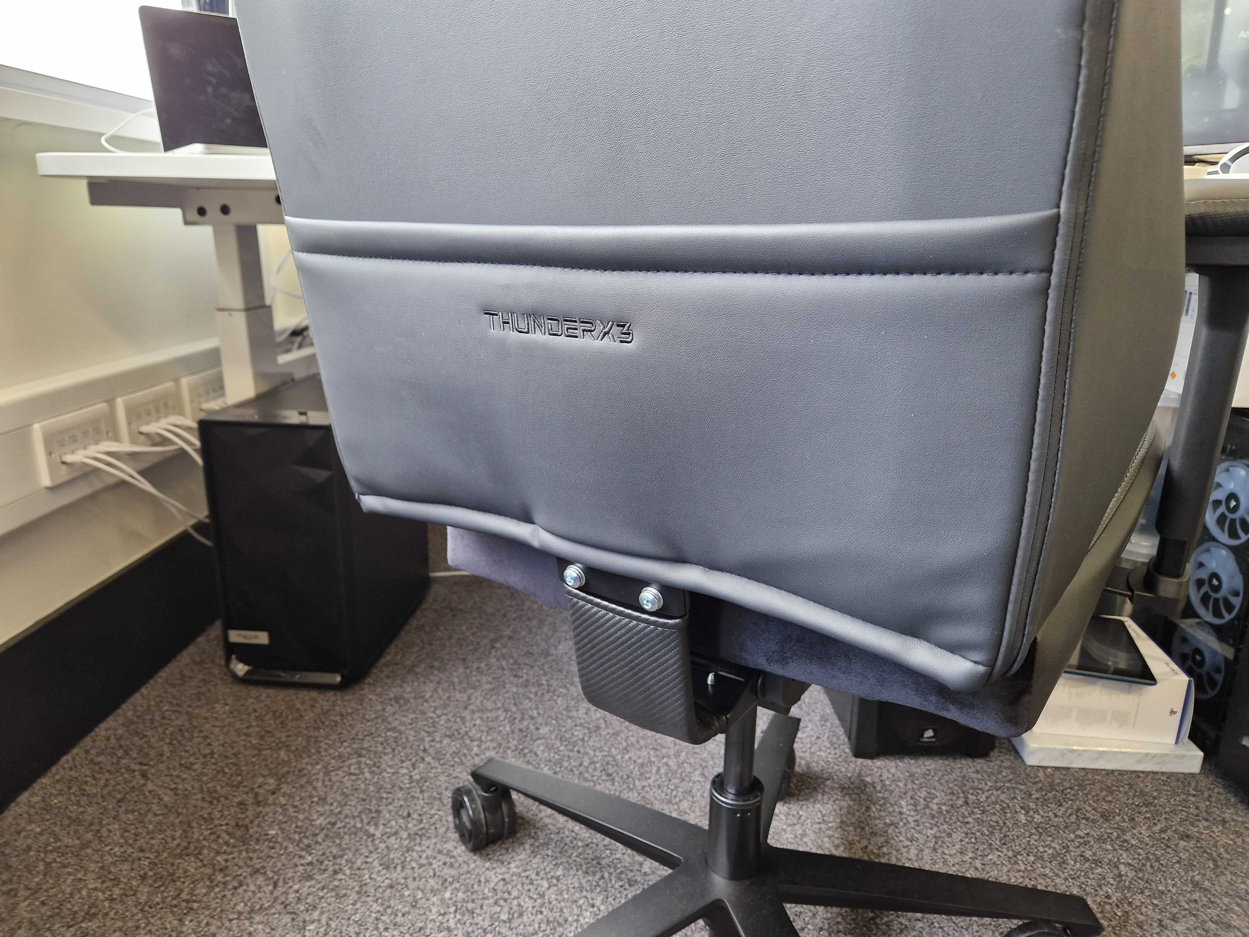 thunderx3 core gaming chair, showing the rear of the chair