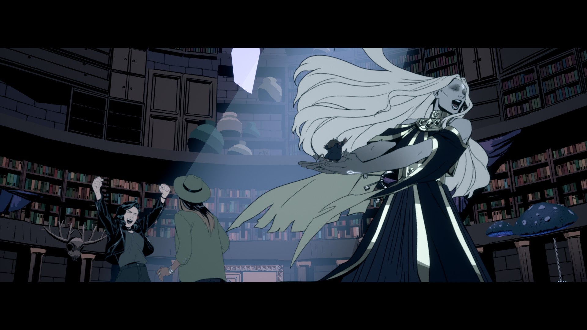 Grace helps Minotaur profess love to Hecate