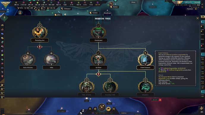 Star Trek: Infinite screenshot of the Cardassian mission tree