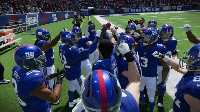 The New York Giants in Madden NFL 24.