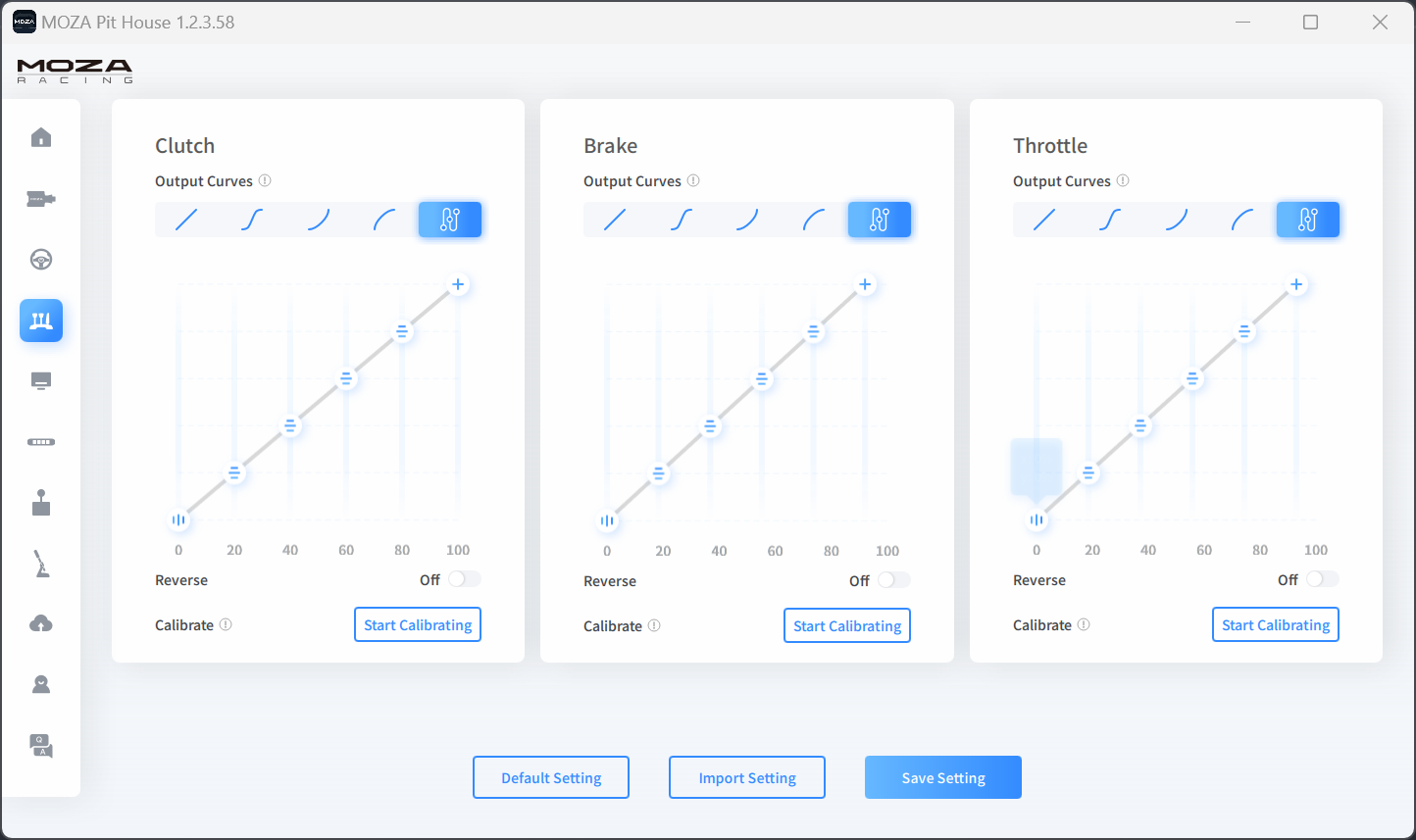 moza pit house software