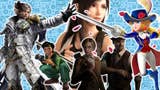 A blue eurogamer background with characters in the foreground: Tifa from Final Fantasy 7, Princess Peach, Jade from Beyond Good and Evil, Emily and Edward from Alone in the Dark, and Lars from Tekken 8.