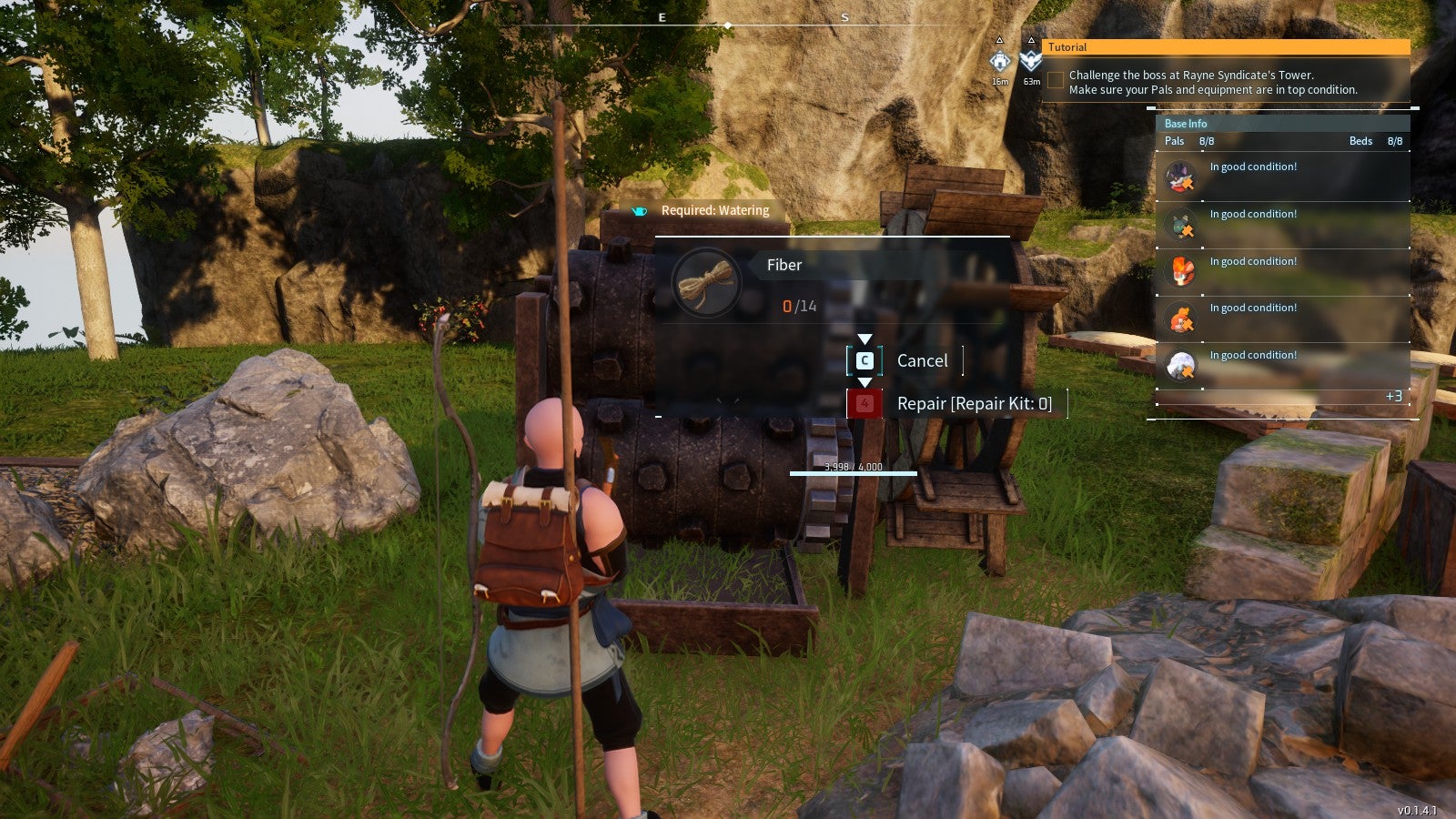 A screenshot showing the Crusher structure in Palworld. - 4