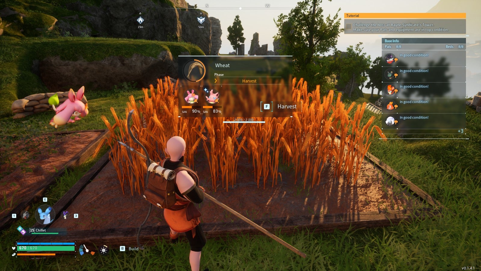 A bountiful supply of Wheat in Palworld. - 1