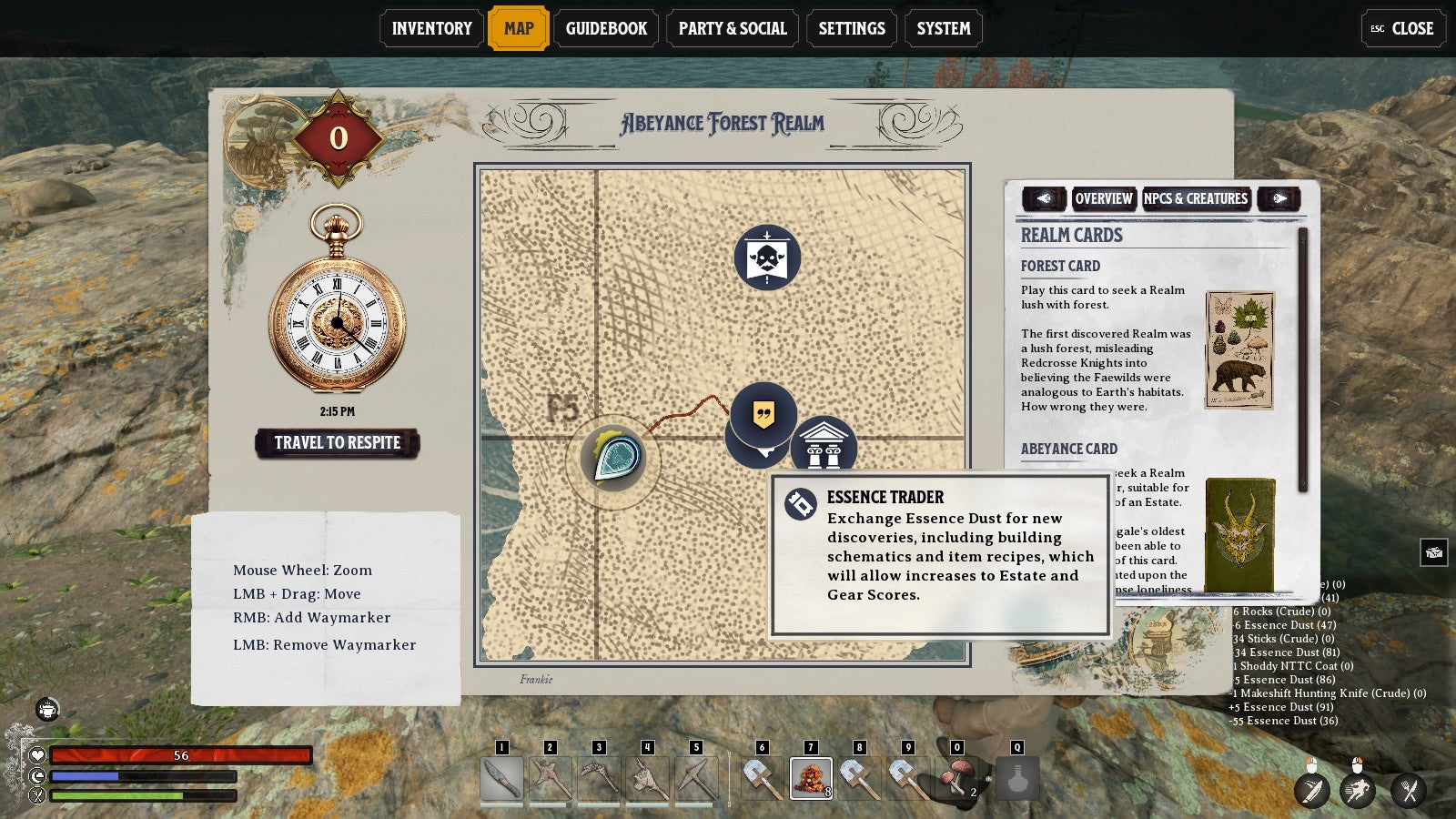 The Nightingale map showing several different points of interest. - 4