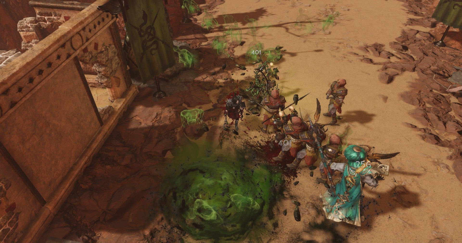 An Acolyte unleashes a fissure of disease and whirling spirits all around them in Last Epoch. - 6