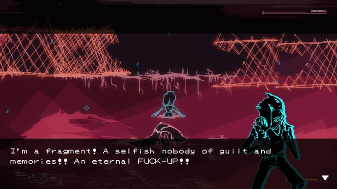 A character screaming in pain in Death of a Wish