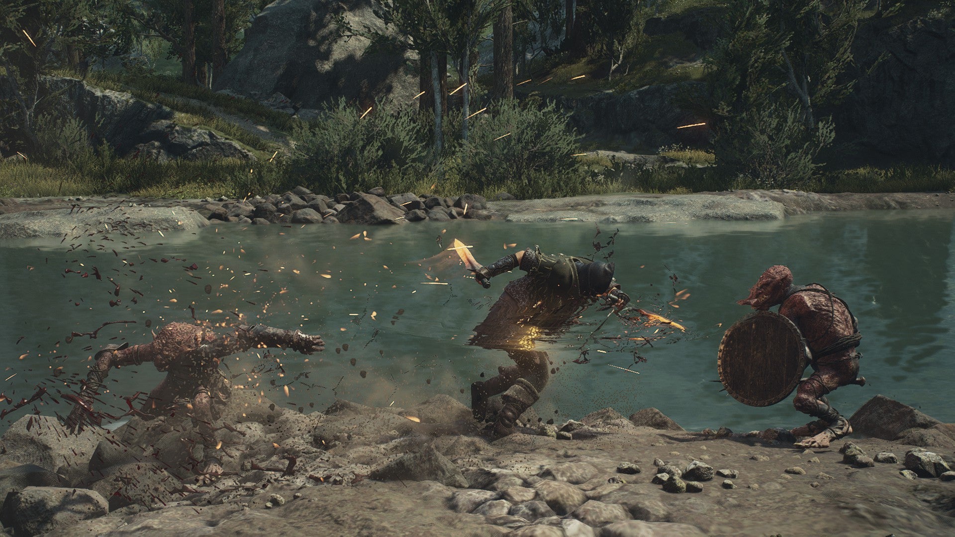 Taking out two goblins with a swift flurry of dagger strikes in Dragon's Dogma 2. - 4