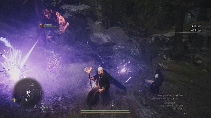 Unleashing crackling lightning with Thundermine in Dragon’s Dogma 2.