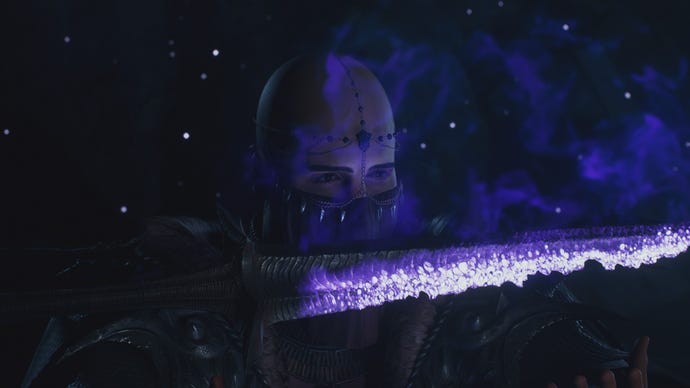 The Arisen holds the Godsbane Blade in Dragon's Dogma 2.