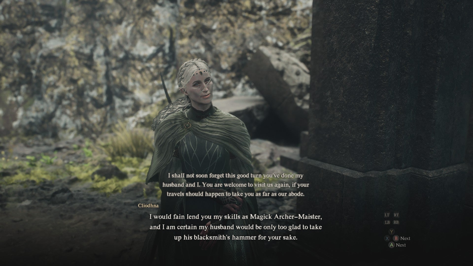 Cliodhna speaks to the player in Dragon's Dogma 2. - 6