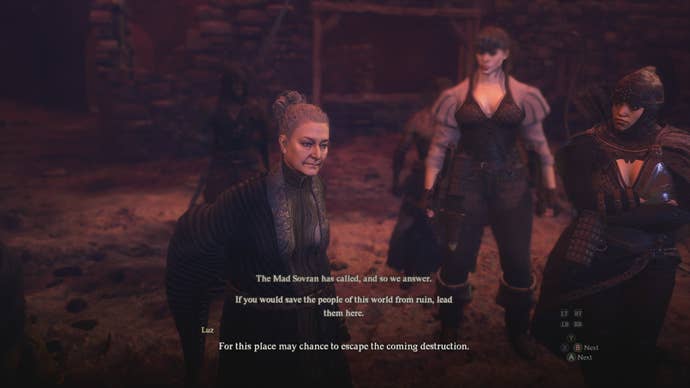 Luz tells the Arisen of Dragon’s Dogma 2 to start evacuating towns across the map.