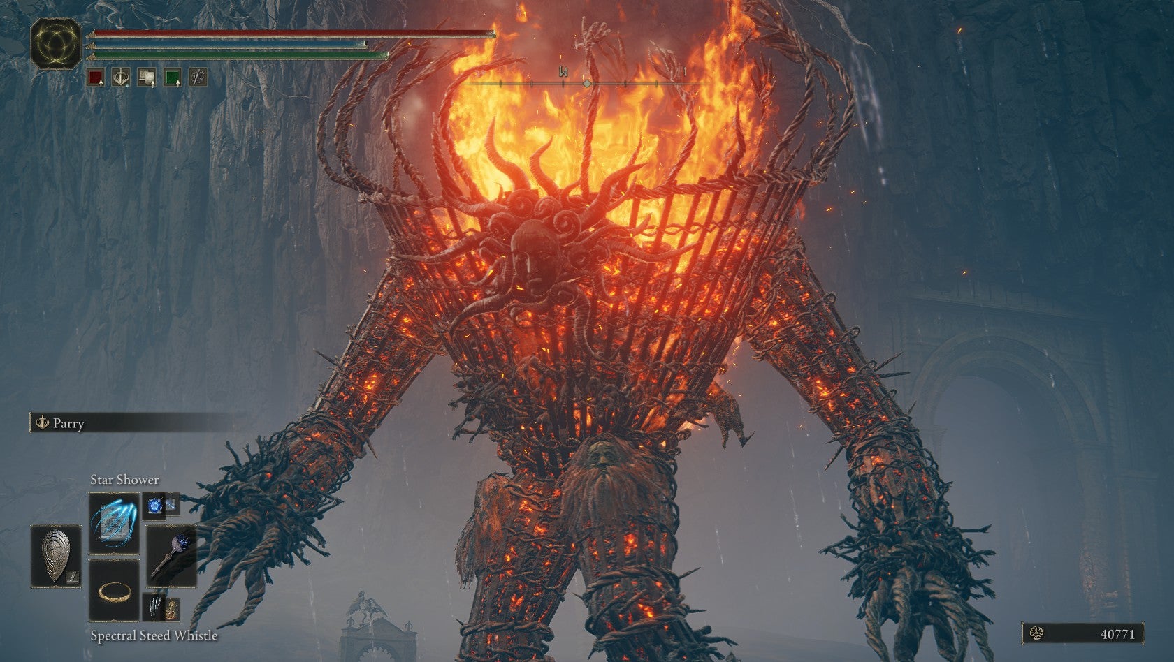 A look at the Furnace Golem's targetable faceplate in Shadow of the Erdtree. - 4