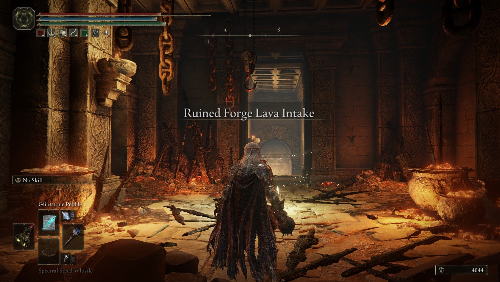 Entering the Ruined Forge Lava Intake dungeon in Shadow of the Erdtree. - 4