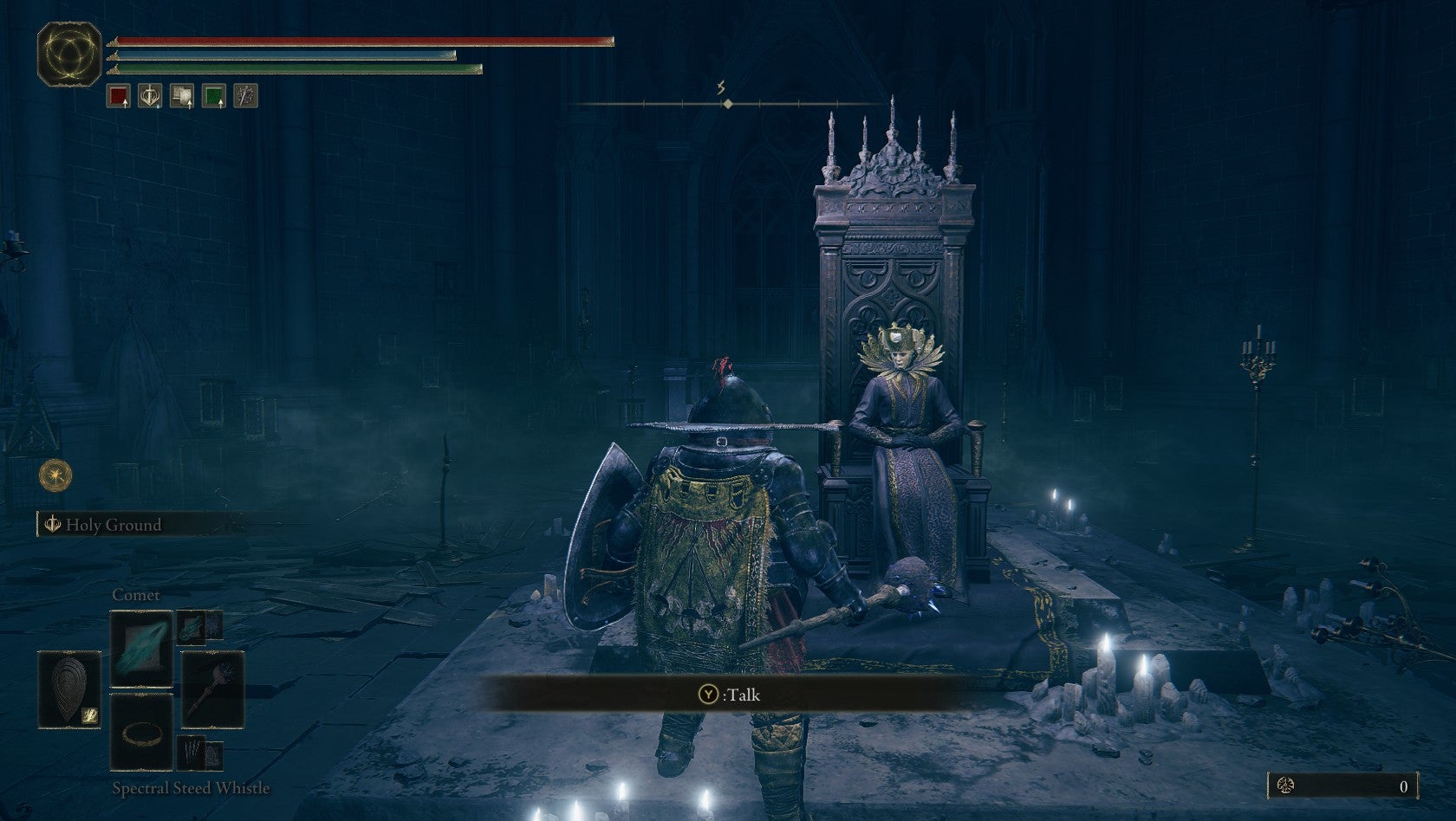 Facing Count Ymir, head prist of the Cathedral of Manus Metyr in Elden Ring: Shadow of the Erdtree. - 7