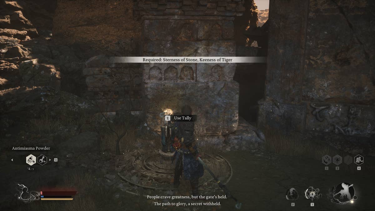 Sterness of Stone, Keeness of Tiger" explained in Black Myth