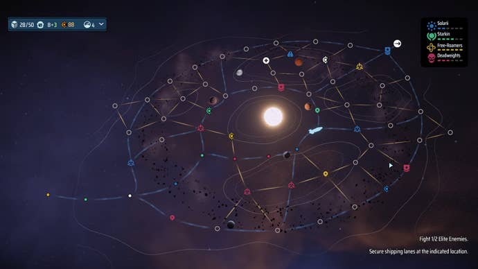 A starmap in Breachway