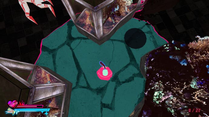 A top-down view of a woman navigating the cramped space of an aquarium in Sorry, We're Closed.