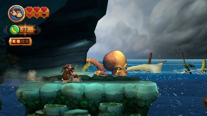 Gráficos de Donkey Kong Country Returns HD