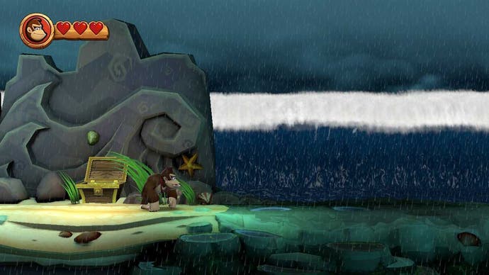 Cenário de Donkey Kong Country Returns HD