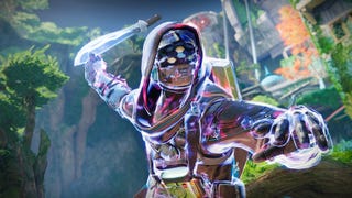 A prism-themed warrior from Destiny 2's The Final Shape expansion.
