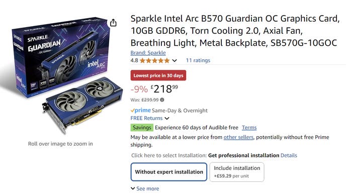 B570 price in the UK: £219