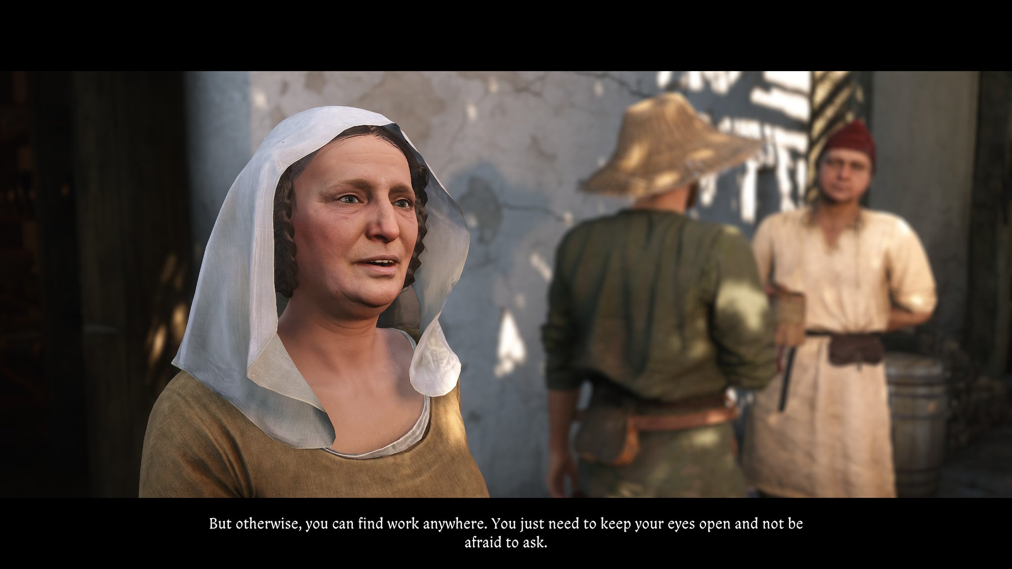 A female tavern keeper talking about a wedding in Kingdom Come: Deliverance 2 - 5