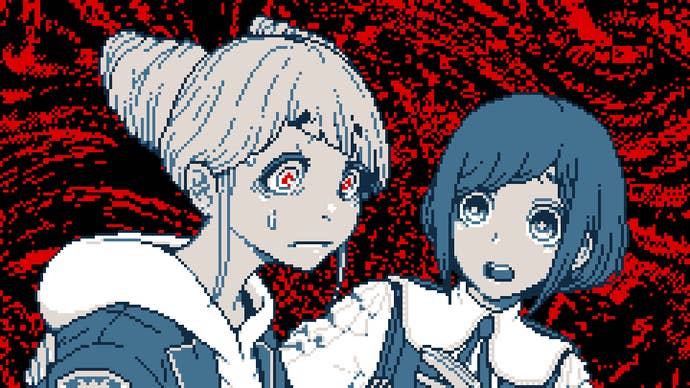 A woman looks at her sick friend with concern in Urban Myth Dissolution Center.