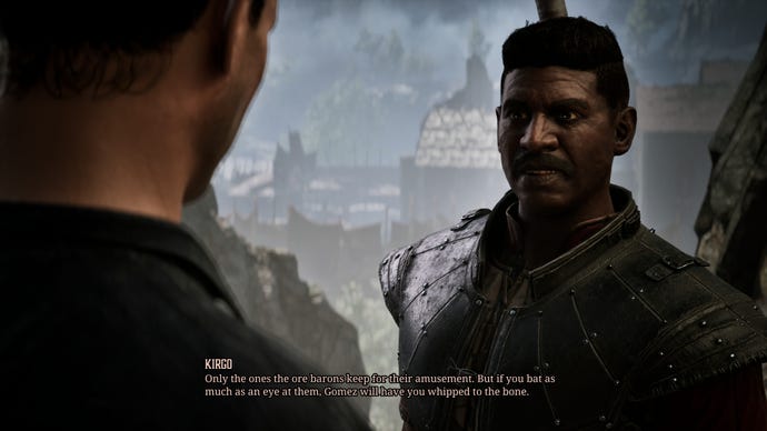 A Black man talking to a white man about women kept for the