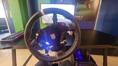Nacon Revosim RS Pure rim on a desk