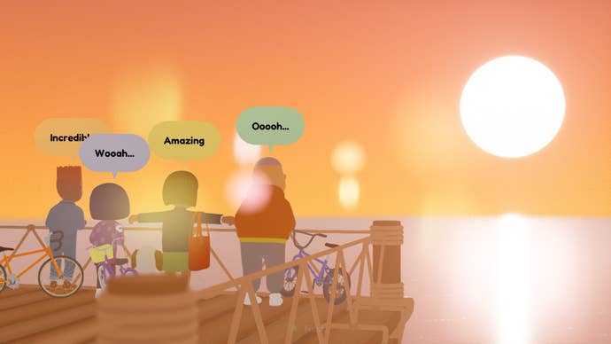 Friends watch the sunset in To a T.