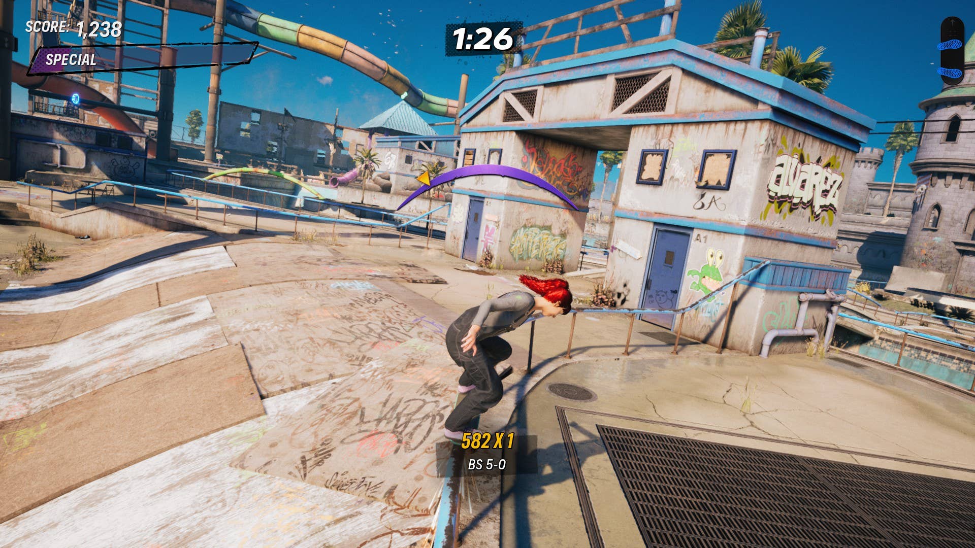 Waterpark in all its glory in Tony Hawk's Pro Skater 3 + 4.