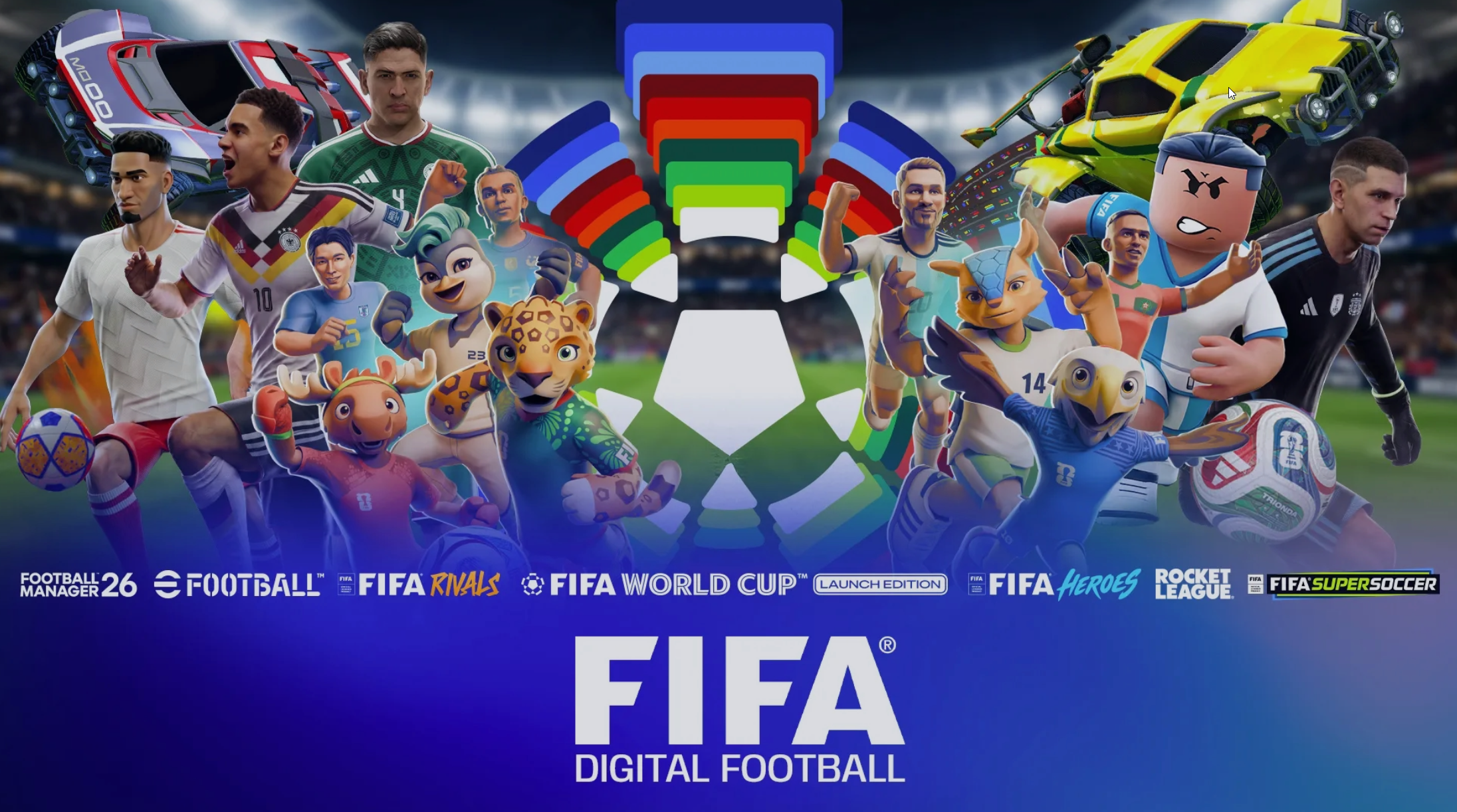 A resposta da FIFA ao EA Sports FC: 7 novos jogos confirmados para 2026