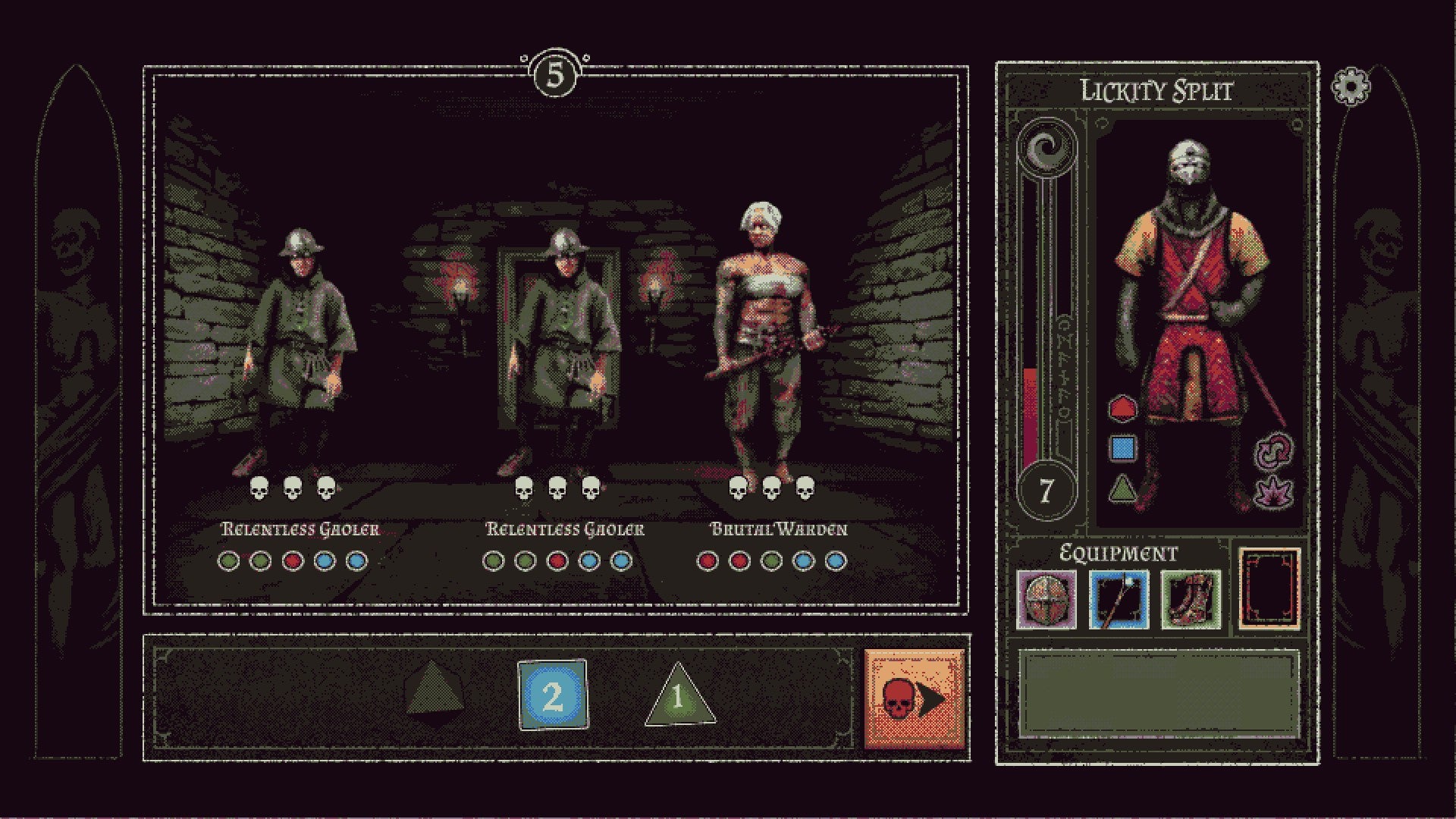 The dice are as deadly as the pixelart is lush in dungeon RPG The Fortress