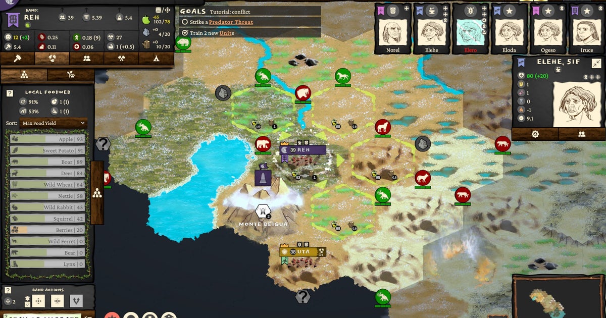 Folk Emerging is a 4X strategy sim entirely set inside the first few turns of a Civilization game, and I think it has huge potential