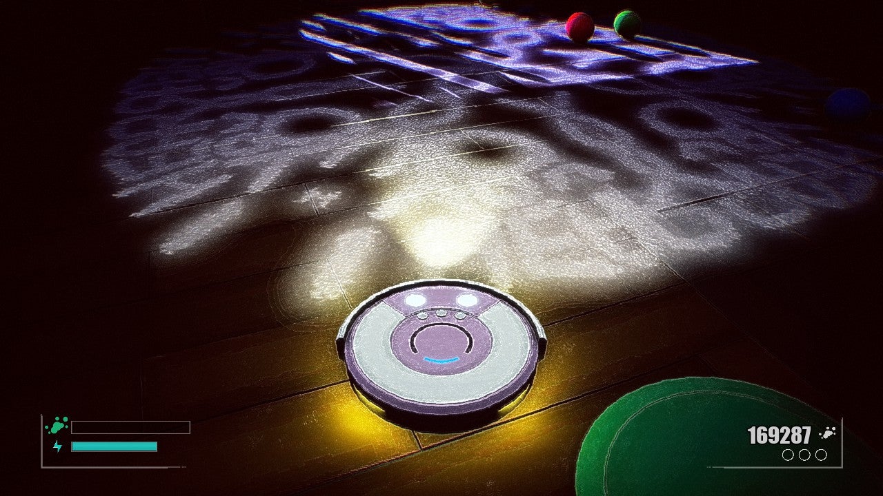 7 Nights with Vroombi combines the horror of a haunted house with the mounting irritation of being a robot vacuum cleaner