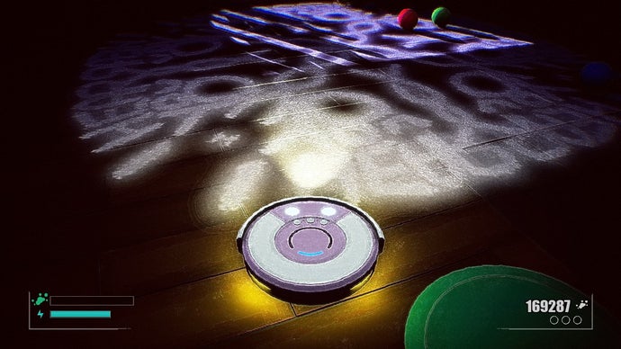 7 Nights with Vroombi combines the horror of a haunted house with the mounting irritation of being a robot vacuum cleaner