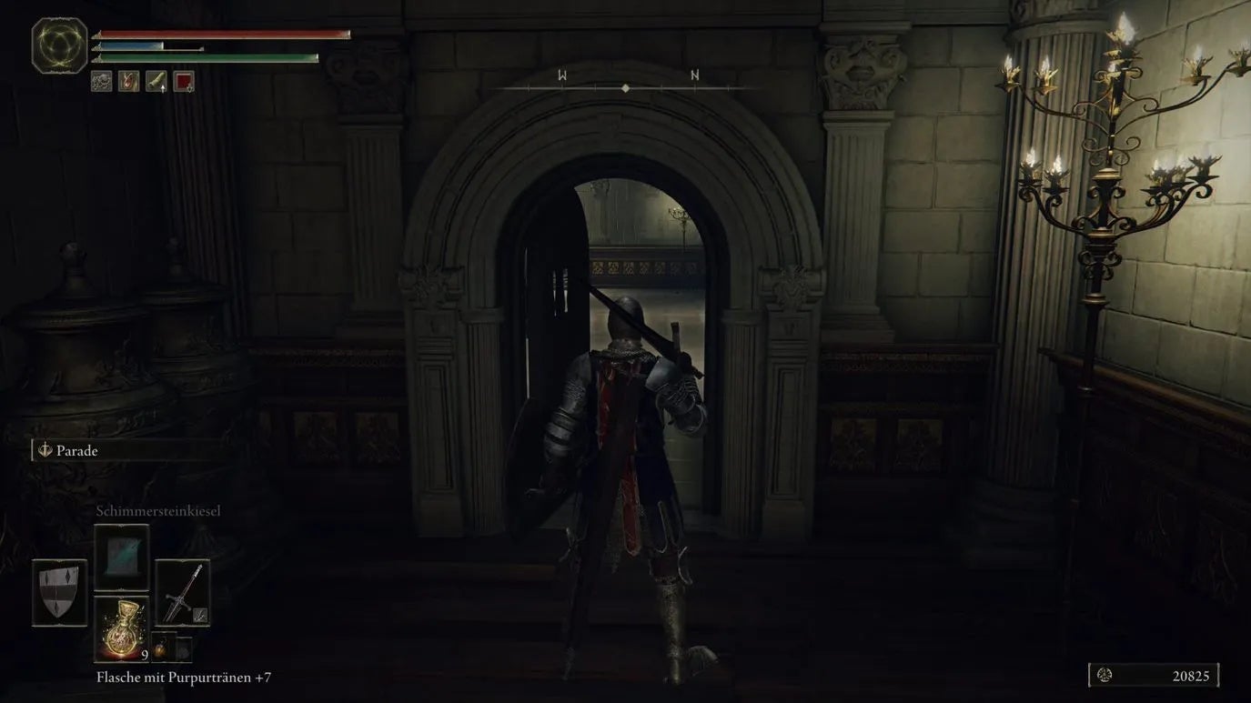 Open the door and activate another shortcut.