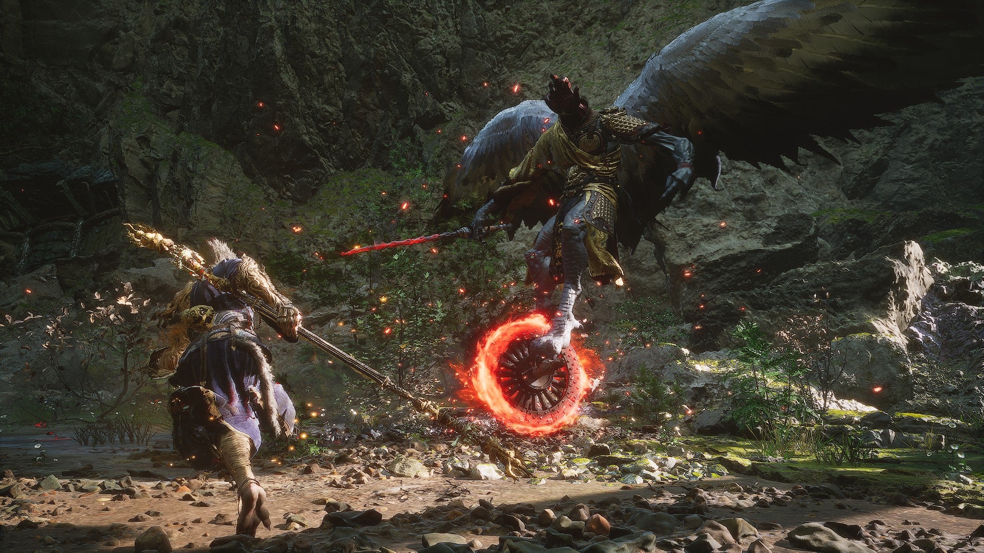 The fight against Supreme Inspector at the start of Black Myth: Wukong's Chapter 6. - 4