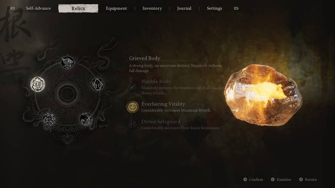 The Grieved Body relic in Black Myth: Wukong.