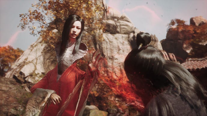 Hong Yi delivers strict retribution to Daoist Mi in Black Myth: Wukong.