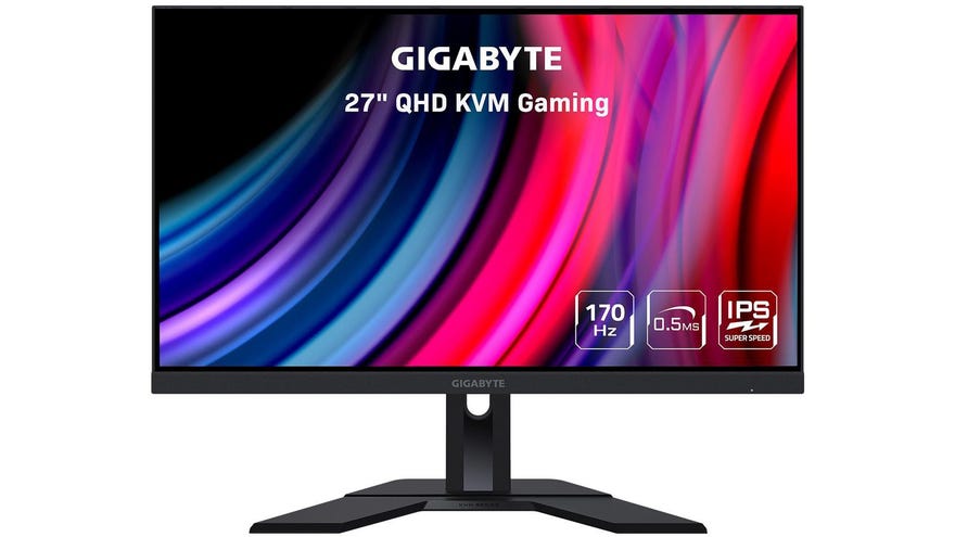 a photo of the gigabyte m27q, a 27-in 1440p 170Hz gaming monitor
