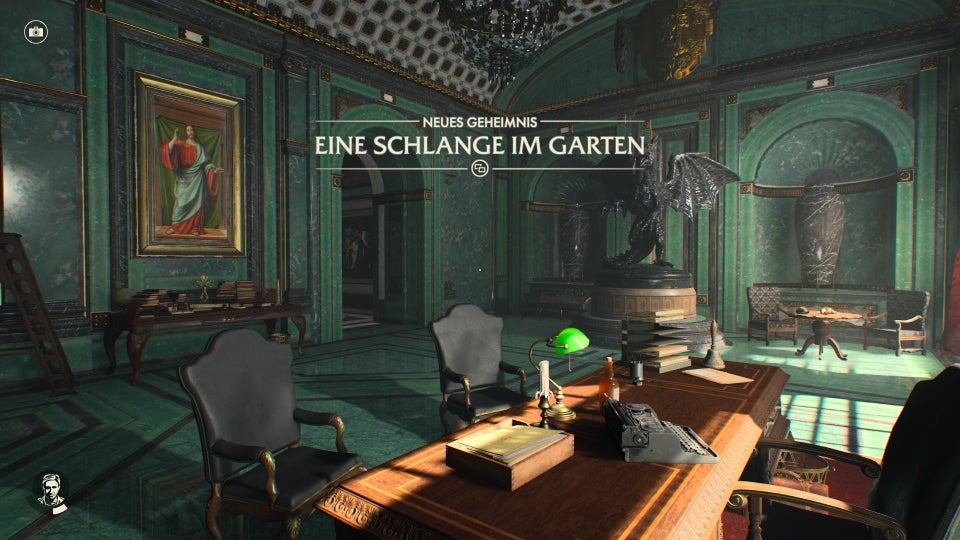 Indiana Jones und der Große Kreis Eine Schlange im Garten