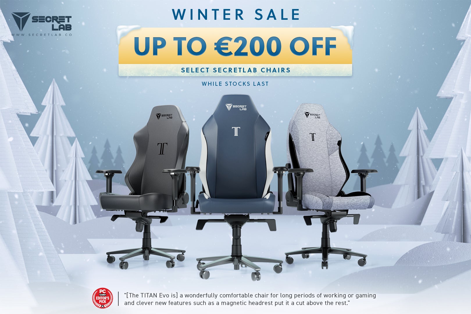 Secretlab organiseert Winter Sale 2024 met hoge kortingen