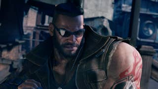 Barrett in Final Fantasy 7 Remake