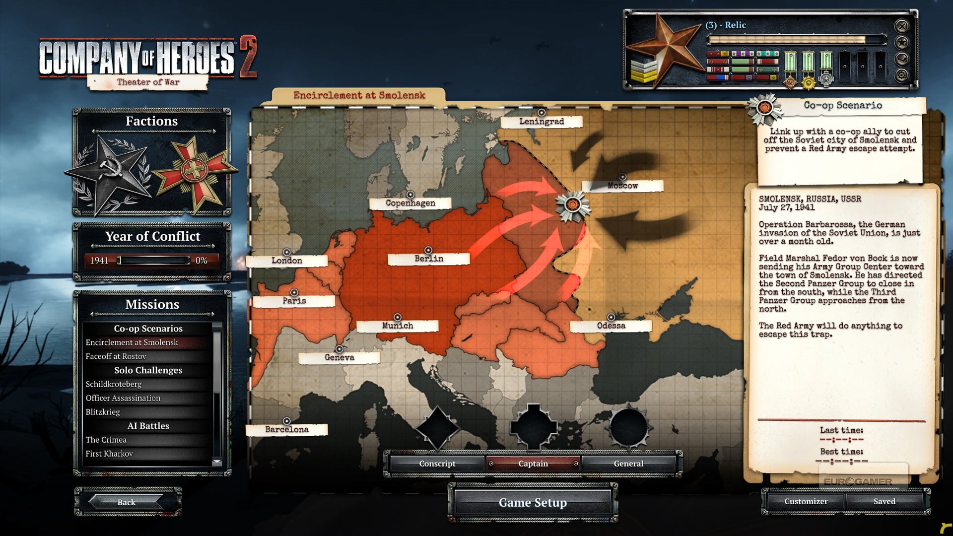 Relic unveils Company of Heroes 2 Theater of War | Eurogamer.net