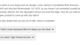 Invent Star Wars In ClickHole's Text Adventure